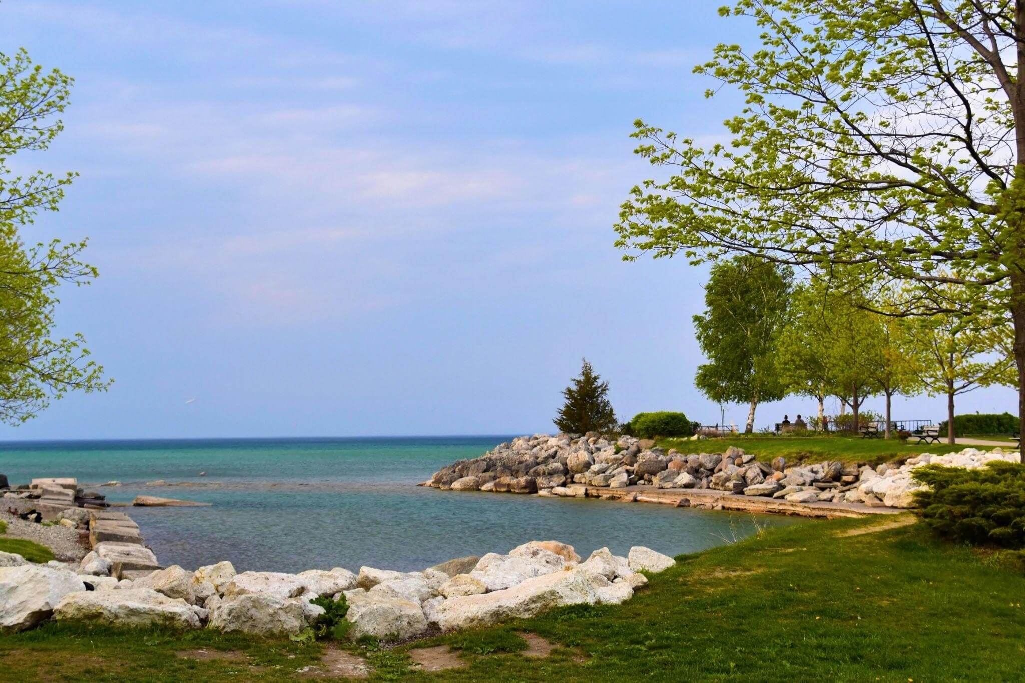 A nature trail in Collingwood, Ontario